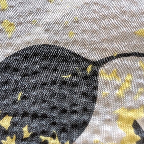 Planet By Lauren G 100% Silk Midi Slip Dress Size 6 Yellow Grey  Spring Summer - Picture 11 of 14